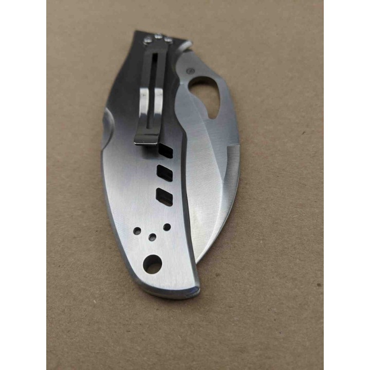 BY07P Couteau Syperco Byrd Crossbill Lockback Lame 8Cr13MoV Manche Acier - Livraison Gratuite