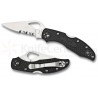 Couteau Spyderco Byrd Meadowlark 2 Combo Flat-Ground Blade, Black FRN Handles BY04PSBK2 - Livraison Gratuite