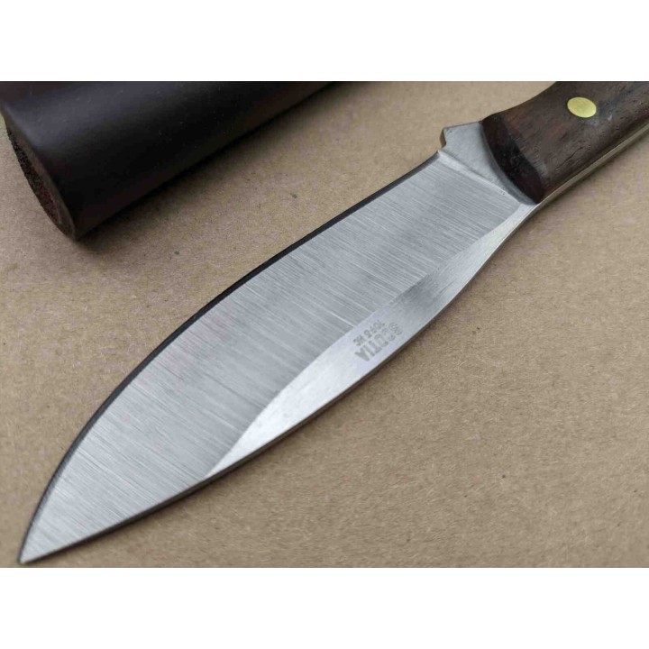Couteau Condor Scotia Lame Carbone 1095 Manche Noyer Etui Cuir Made El Salvador CTK102355 - Livraison Gratuite