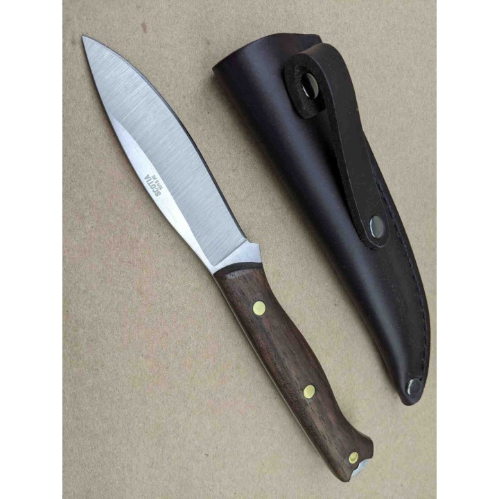 Couteau Condor Scotia Lame Carbone 1095 Manche Noyer Etui Cuir Made El Salvador CTK102355 - Livraison Gratuite