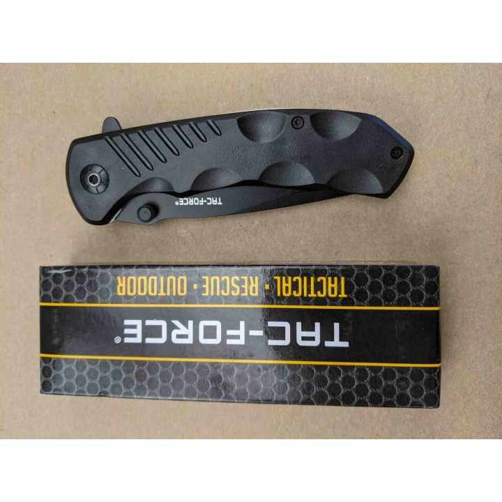Lot de 2 Couteau Tac Force A/O Lame Acier Inox Manche FRN Linerlock Clip TF764BK - Livaison Gratuite