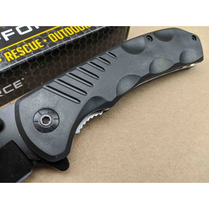 Lot de 2 Couteau Tac Force A/O Lame Acier Inox Manche FRN Linerlock Clip TF764BK - Livaison Gratuite