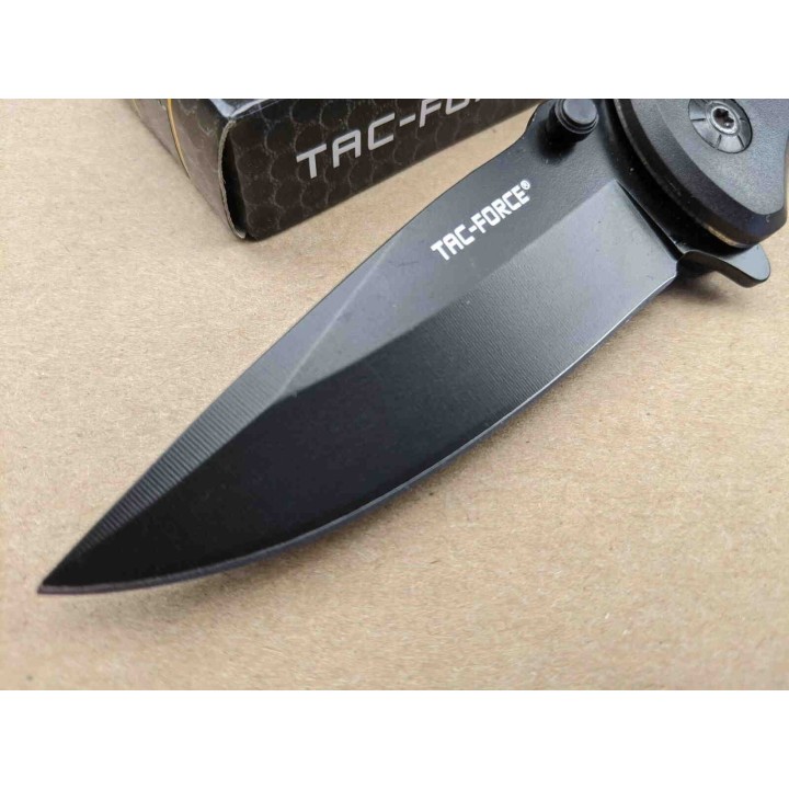 Lot de 2 Couteau Tac Force A/O Lame Acier Inox Manche FRN Linerlock Clip TF764BK - Livaison Gratuite