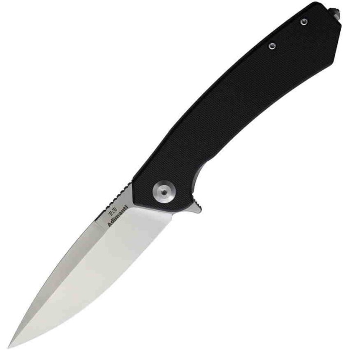 Couteau Ganzo Adimanti Black Lame Acier D2 Manche G-10 Framelock Clip GASKBK - Livraison Gratuite