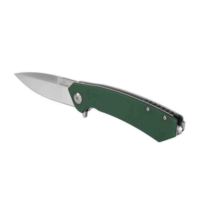 Couteau Ganzo Adimanti Green Lame Acier D2 Manche G-10 Framelock Clip GASKGB - Livraison Gratuite