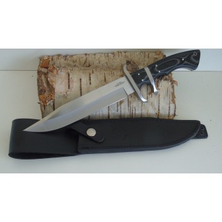 Couteau Gil Hibben Assault Lame Acier 7Cr13 Manche Micarta Etui Cuir GH5025 - Livraison Gratuite