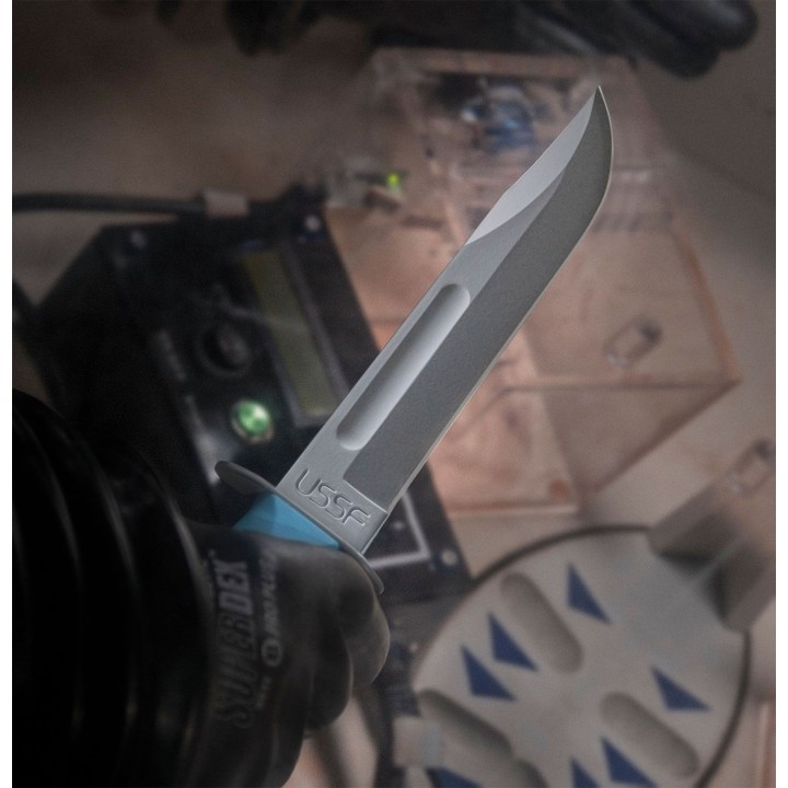 Couteau KA-BAR USSF SPACE-BAR Lame Acier Carbone 1095 Manche ABS Etui Plastic USA KA1313SF - Livraison Gratuite