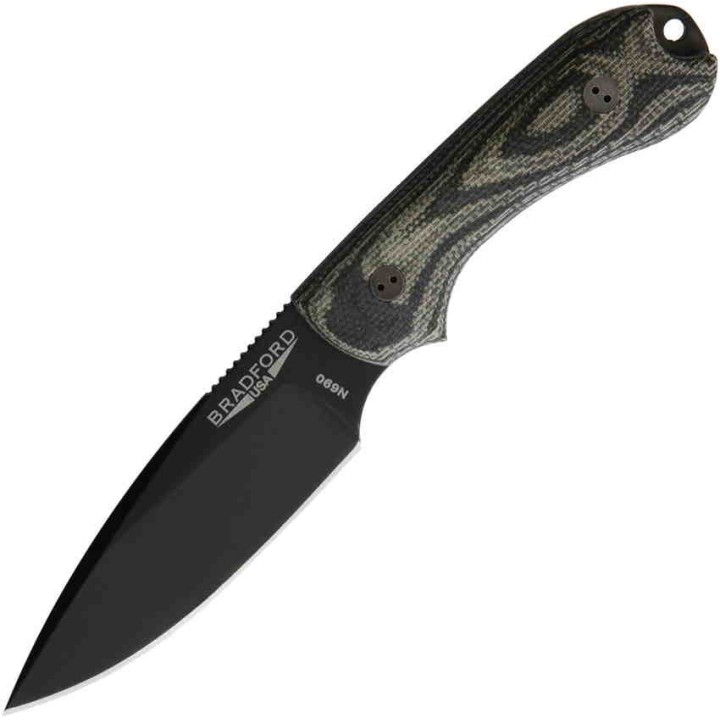 Couteau Bradford Guardian 3 DLC Camo G10 Acier N690 Etui Cuir USA BRAD3FE109B - Livraison Gratuite