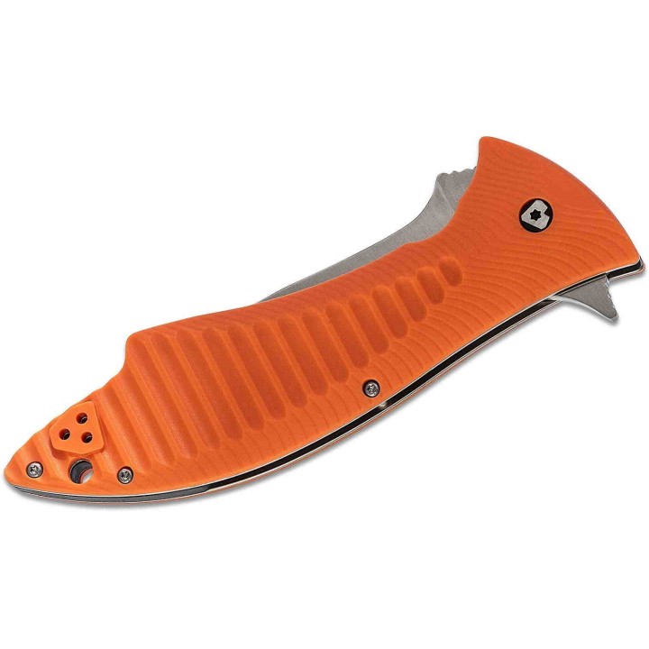 Couteau V Nives Deplorable Orange Tanto Lame Acier AUS-8 Manche FRN Bearings Clip VNI15FRNPOR - Livraison Gratuite