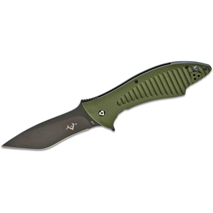 Couteau V Nives Deplorable Green Tanto Lame Acier AUS-8 Manche FRN Bearings Clip VNI15FRNPBGR - Livraison Gratuite