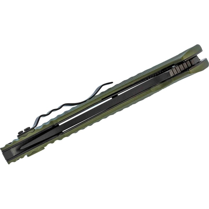 Couteau V Nives Deplorable Green Tanto Lame Acier AUS-8 Manche FRN Bearings Clip VNI15FRNPBGR - Livraison Gratuite