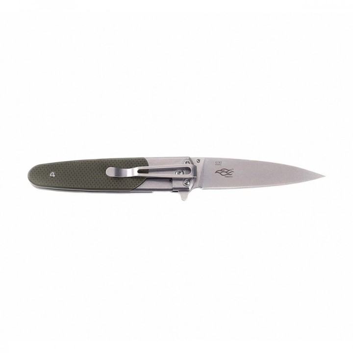Couteau Ganzo Knives Green Lame Acier 440C Manche G10 Linerlock Clip GAG7432GR - Livraison Gratuite
