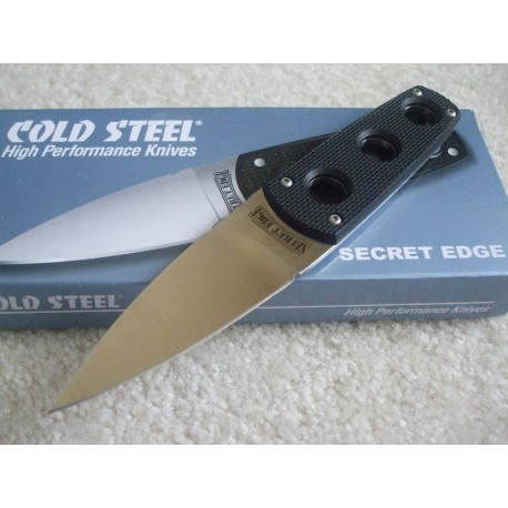 Poignard Dague Cold Steel Secret Edge Acier AUS-8 CS11SDT - Livraison Gratuite