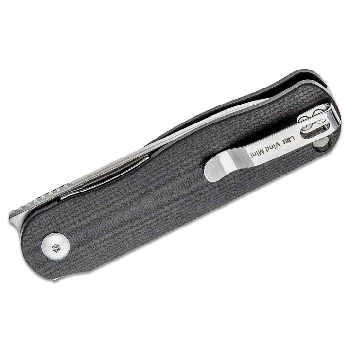 Couteau Kizer Latt Vind Black/White Lame Acier N690 Manche G-10 IKBS Linerlock KIV3567N1 - Livraison Gratuite