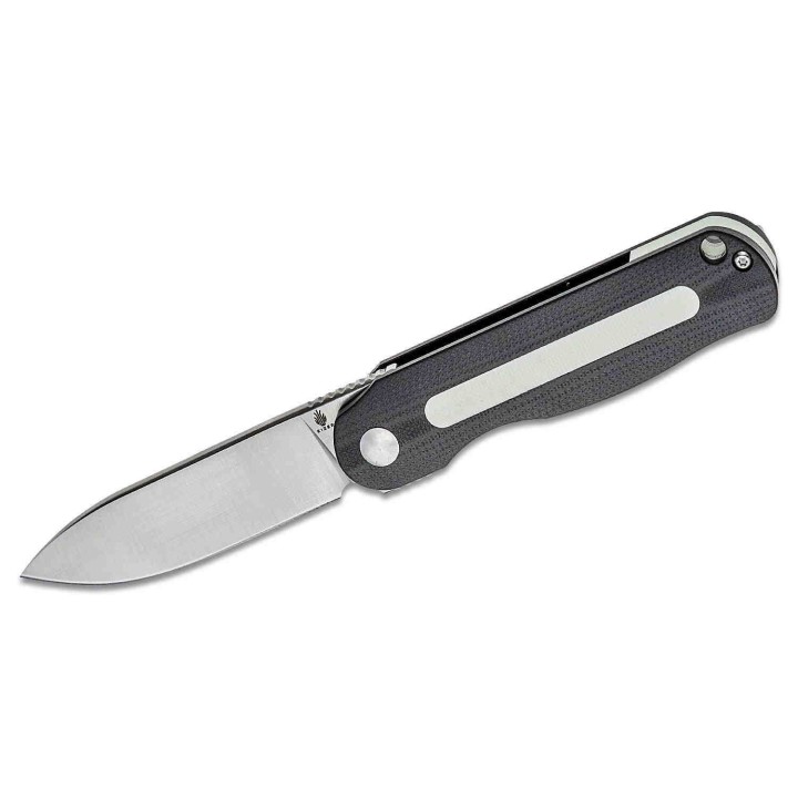 Couteau Kizer Latt Vind Black/White Lame Acier N690 Manche G-10 IKBS Linerlock KIV3567N1 - Livraison Gratuite