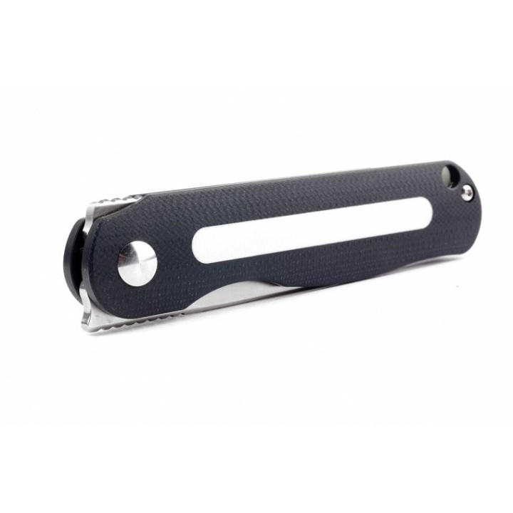 Couteau Kizer Latt Vind Black/White Lame Acier N690 Manche G-10 IKBS Linerlock KIV3567N1 - Livraison Gratuite