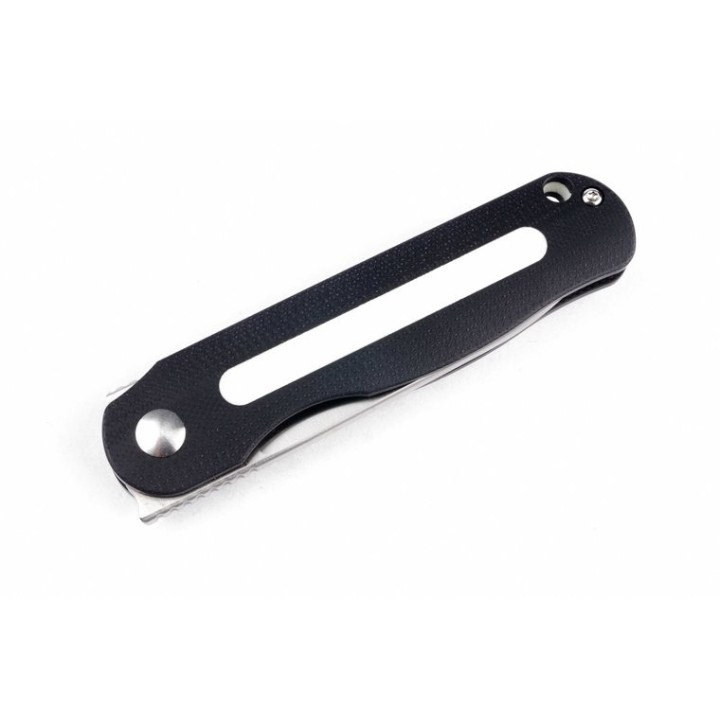 Couteau Kizer Latt Vind Black/White Lame Acier N690 Manche G-10 IKBS Linerlock KIV3567N1 - Livraison Gratuite