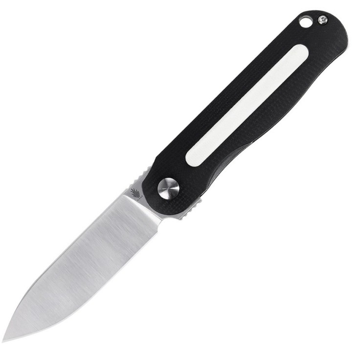 Couteau Kizer Latt Vind Black/White Lame Acier N690 Manche G-10 IKBS Linerlock KIV3567N1 - Livraison Gratuite