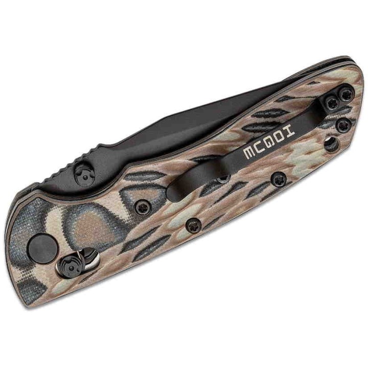 Couteau Hogue Deka ABLE Lock Camo Lame Acier CPM-20CV Manche G10 Clip Made USA HO24277 - Livraison Gratuite
