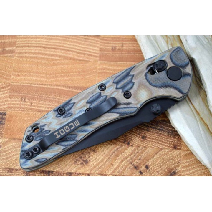 Couteau Hogue Deka ABLE Lock Camo Lame Acier CPM-20CV Manche G10 Clip Made USA HO24277 - Livraison Gratuite