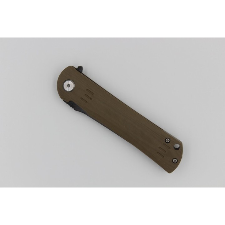 Couteau Bestech Knives Tanto Kendo Lame Acier D2 Manche Tan G-10 Linerlock BTKG06C2 - Livraison Gratuite