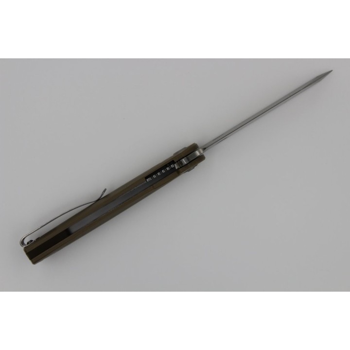 Couteau Bestech Knives Tanto Kendo Lame Acier D2 Manche Tan G-10 Linerlock BTKG06C1 - Livraison Gratuite