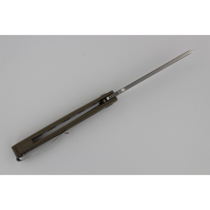 Couteau Bestech Knives Tanto Kendo Lame Acier D2 Manche Tan G-10 Linerlock BTKG06C1 - Livraison Gratuite