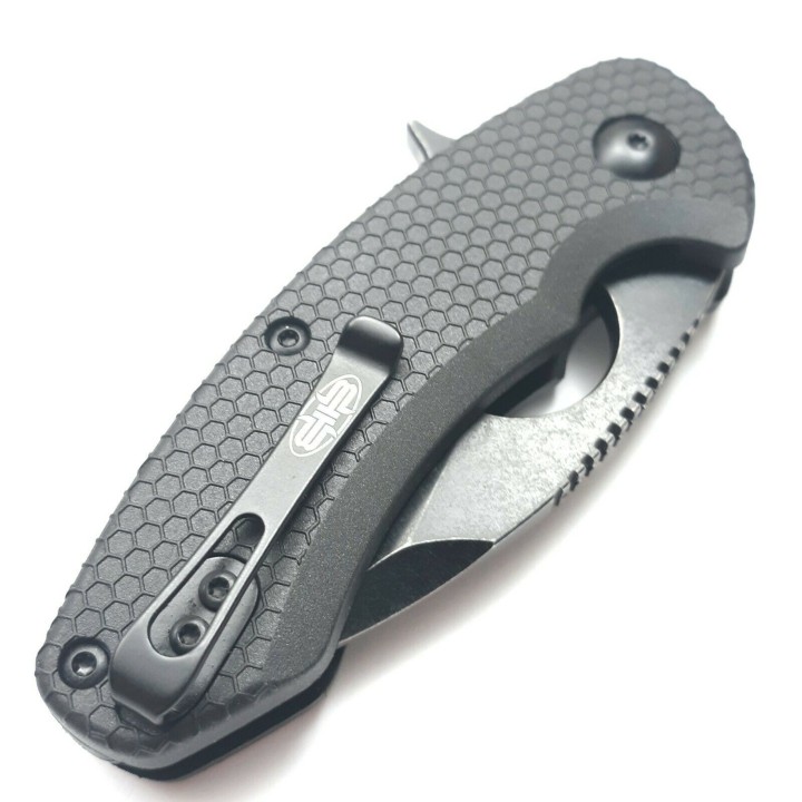 Couteau Brous Blades SSF Silent Soldier Lame Acier D2 Acid Washed Manche Zytel BRBM002A - Livraison Gratuite