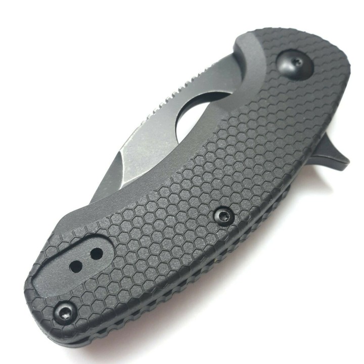 Couteau Brous Blades SSF Silent Soldier Lame Acier D2 Acid Washed Manche Zytel BRBM002A - Livraison Gratuite