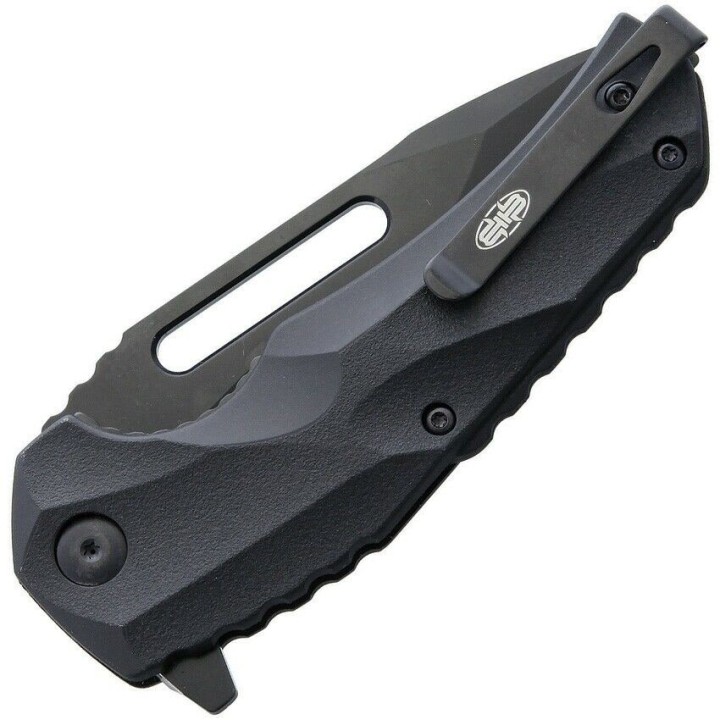Couteau Brous Blades Reloader Lame D2 Blackout Manche Zytel IKBS Linerlock Clip BRBM003B - Livraison Gratuite