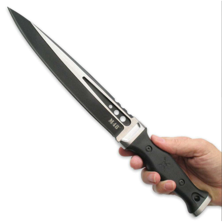 Couteau Poignard Scottish United Cutlery M48 Highland Sgian Acier 2Cr13 Manche TPR Etui Abs UC3257 - Livraison Gratuite