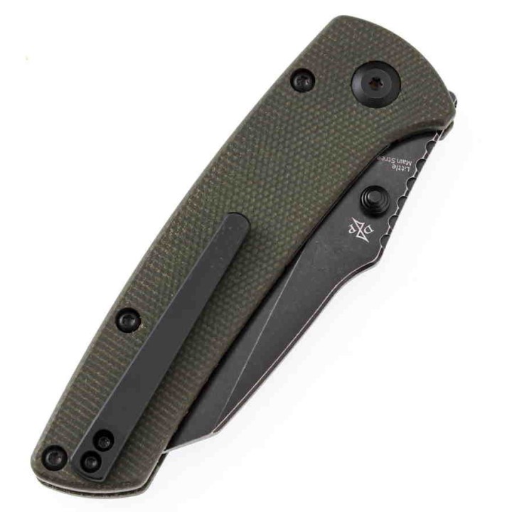 Couteau Kansept Knives Main Street Green Lame Acier 154CM Manche Micarta Clip KT1015A2 - Livraison Gratuite