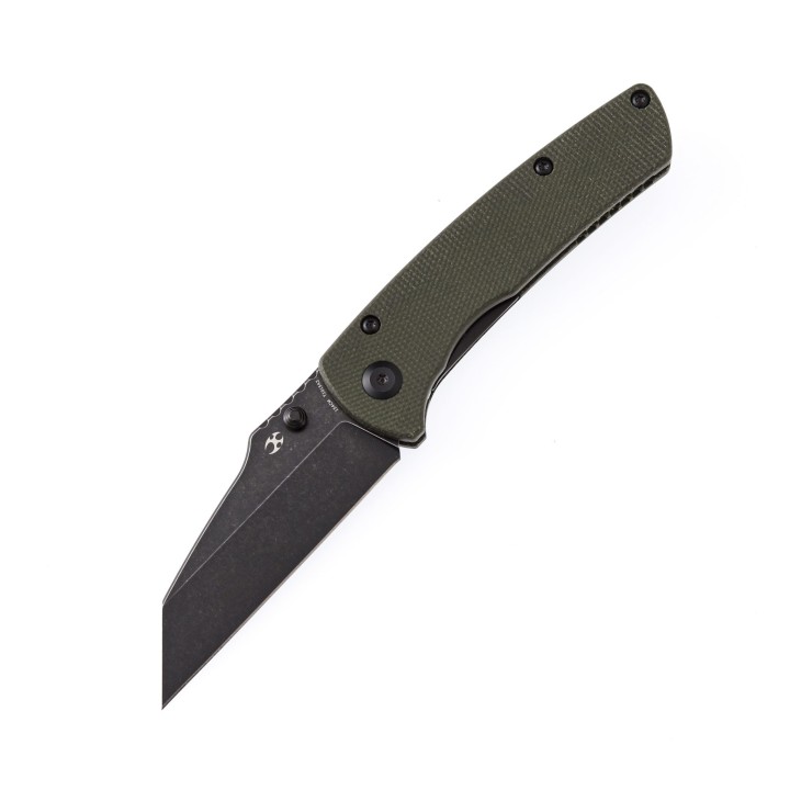 Couteau Kansept Knives Main Street Green Lame Acier 154CM Manche Micarta Clip KT1015A2 - Livraison Gratuite