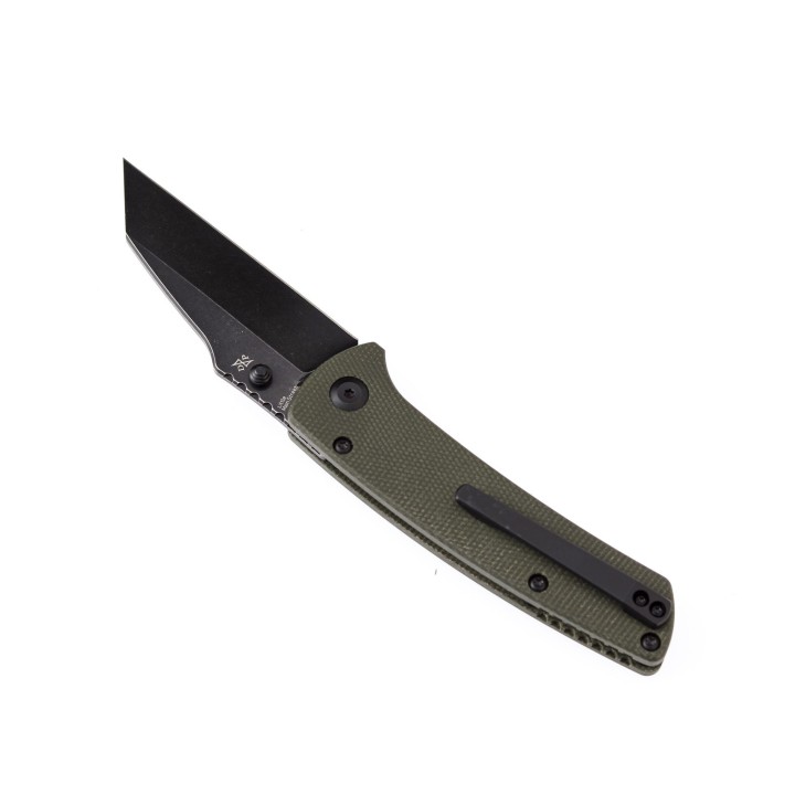 Couteau Kansept Knives Main Street Green Lame Acier 154CM Manche Micarta Clip KT1015A2 - Livraison Gratuite