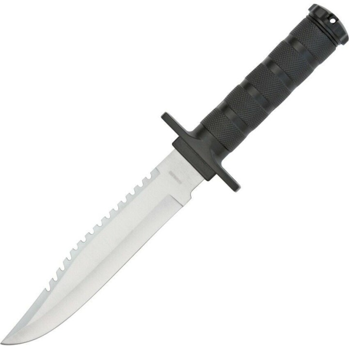 CN210681BK LOT DE 3 Couteau de Survie Lame Acier Inox Kit de Survie Etui avec pierre à affuter - Livraison Gratuite