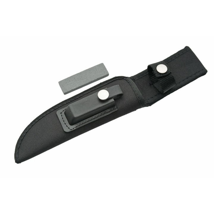 CN210681SL LOT DE 3 Couteau de Survie Lame Acier Inox Kit de Survie Etui avec pierre à affuter - Livraison Gratuite
