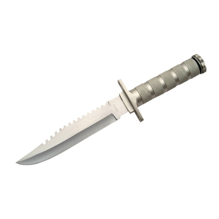 CN210681SL LOT DE 3 Couteau de Survie Lame Acier Inox Kit de Survie Etui avec pierre à affuter - Livraison Gratuite
