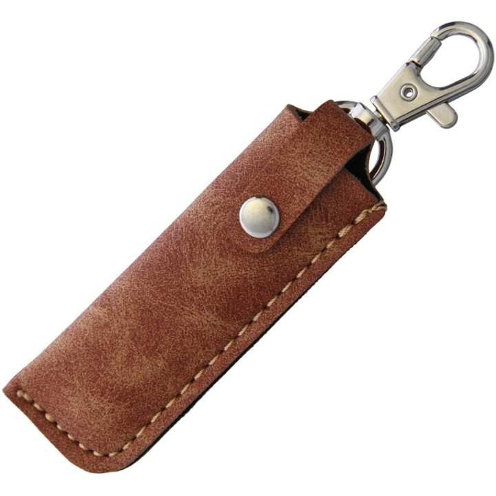 HIGO75BRS Couteau Higonokami Brass Blue Paper Manche Laiton Etui Cuir Japan - Livraison Gratuite
