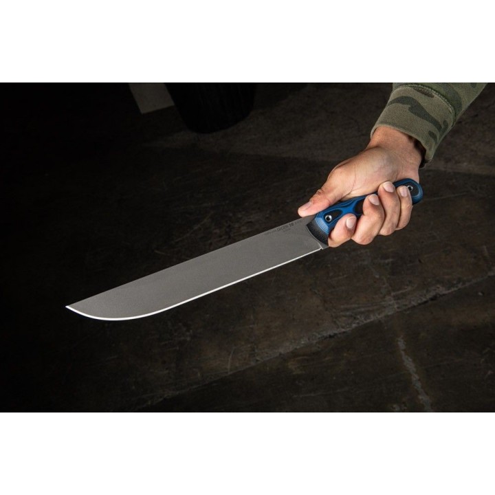 Couteau Tops Knives Dicer 10 Slicer Lame CPM S35VN Manche Blue/Black G10 Etui Kydex Made USA TPDCR1001 - Livraison Gratuite
