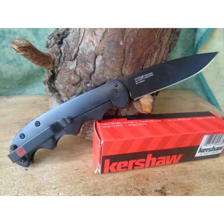 Couteau Kershaw Al Mar AM-5 A/O Lame Acier 8Cr13MoV Manche G-10 Framelock KS2340 - Livraison Gratuite