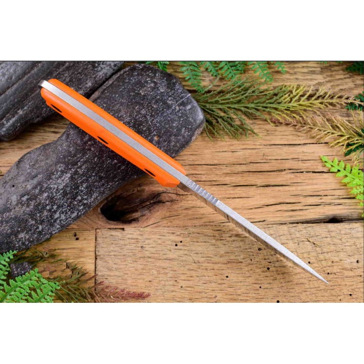 Couteau ESEE Model 4 S35VN Orange Manche G10 Lame Acier S35VN Etui Molded Made USA ES4PS35VOR - Livraison Gratuite