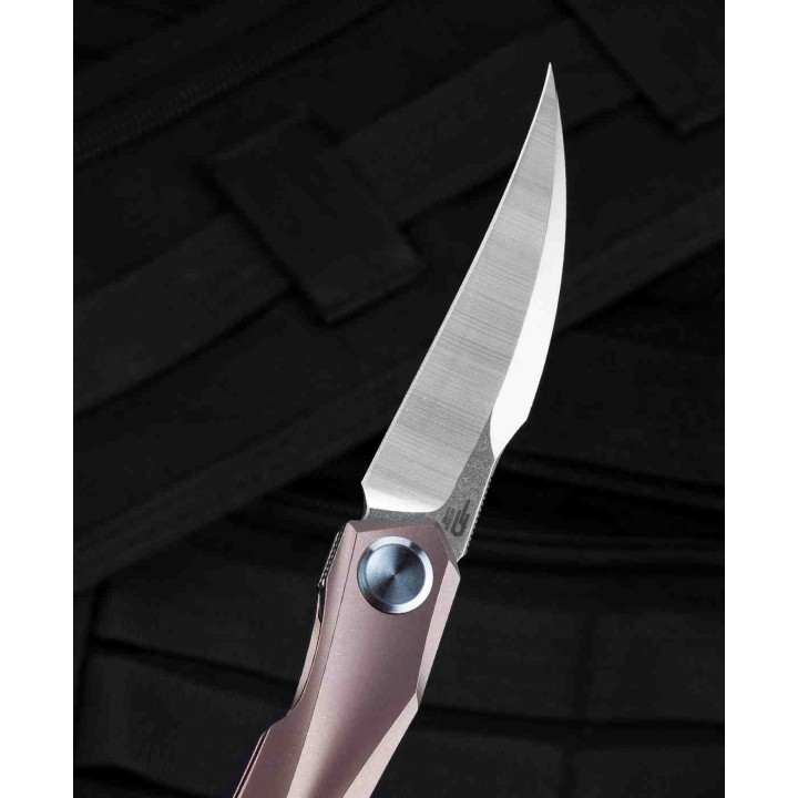 BTKT2004C Couteau Bestech Knives Ivy Pink 6AL4V Titanium Handles S35VN Blade Framelock Clip - Livraison Gratuite