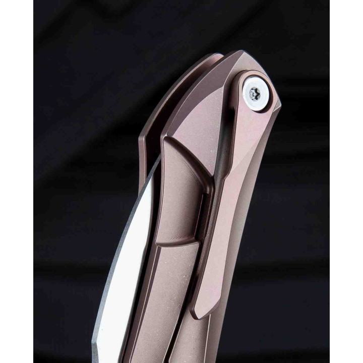 BTKT2004C Couteau Bestech Knives Ivy Pink 6AL4V Titanium Handles S35VN Blade Framelock Clip - Livraison Gratuite