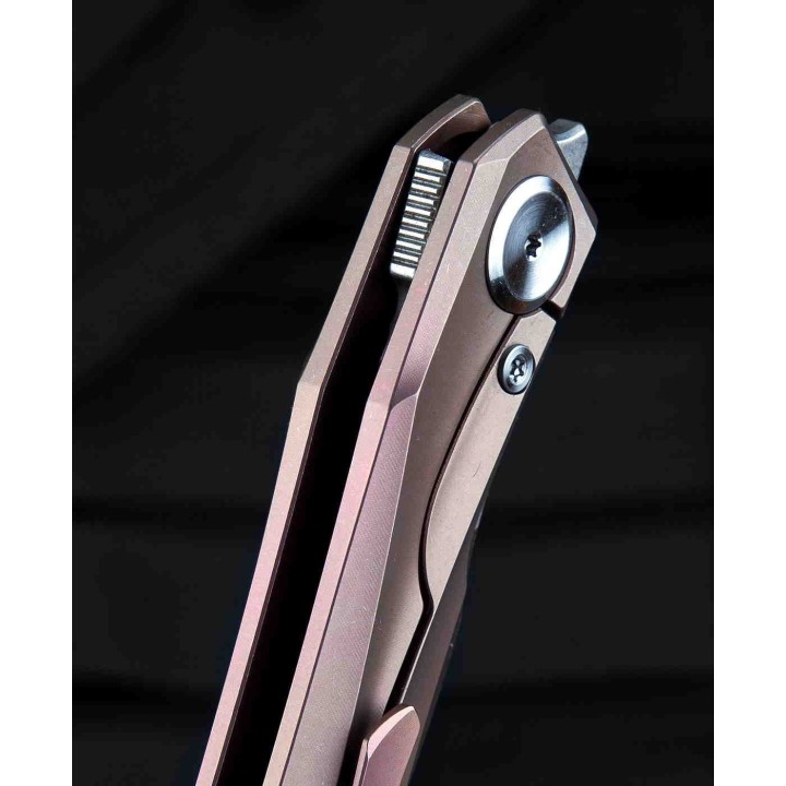 BTKT2004C Couteau Bestech Knives Ivy Pink 6AL4V Titanium Handles S35VN Blade Framelock Clip - Livraison Gratuite