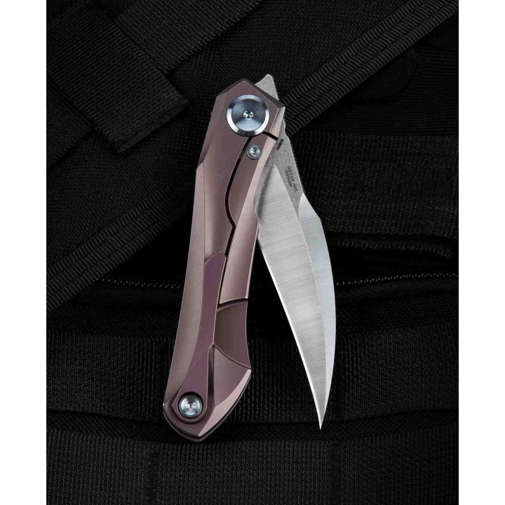 BTKT2004C Couteau Bestech Knives Ivy Pink 6AL4V Titanium Handles S35VN Blade Framelock Clip - Livraison Gratuite