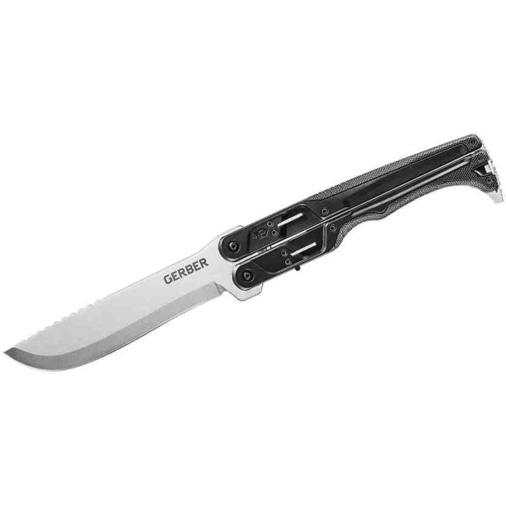 Couteau Machette Gerber Doubledown Machete Black Lame Acier 420HC Manche FRN Etui Nylon Made USA G1536 - Livraison Gratuite