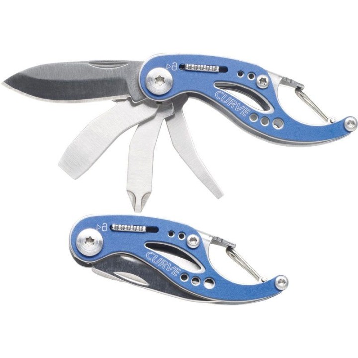 G0116 Gerber Curve (Blue) Keychain Size Mini Multi-Tool - Livraison Gratuite