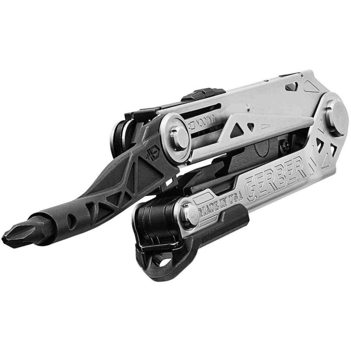 Pince Tenaille Gerber Center-Drive Multi-Tool Black Berry 12 Embouts Etui Noir Made USA G1198 - Livraison Gratuite