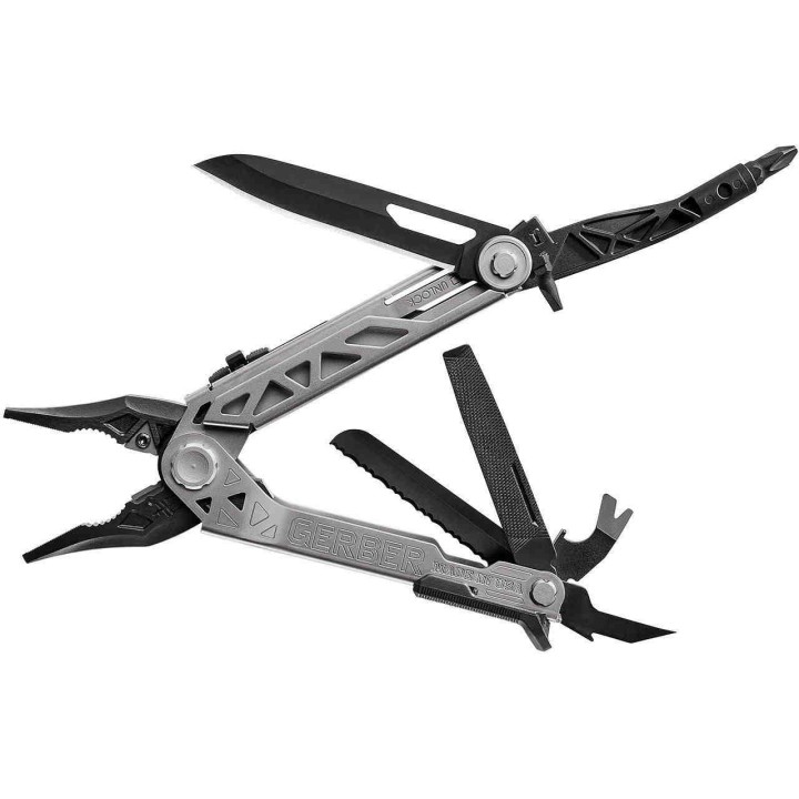 Pince Tenaille Gerber Center-Drive Multi-Tool Black Berry 12 Embouts Etui Noir Made USA G1198 - Livraison Gratuite