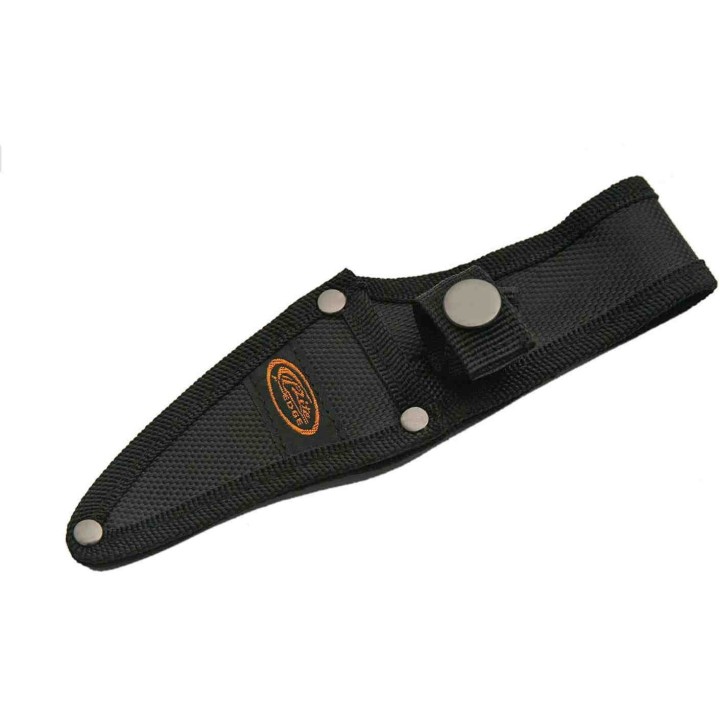 CN211234SG Lot de 3 Couteau Skinner Lame Acier Inox Manche Façon Bois de Cerf Etui Nylon - Livraison Gratuite